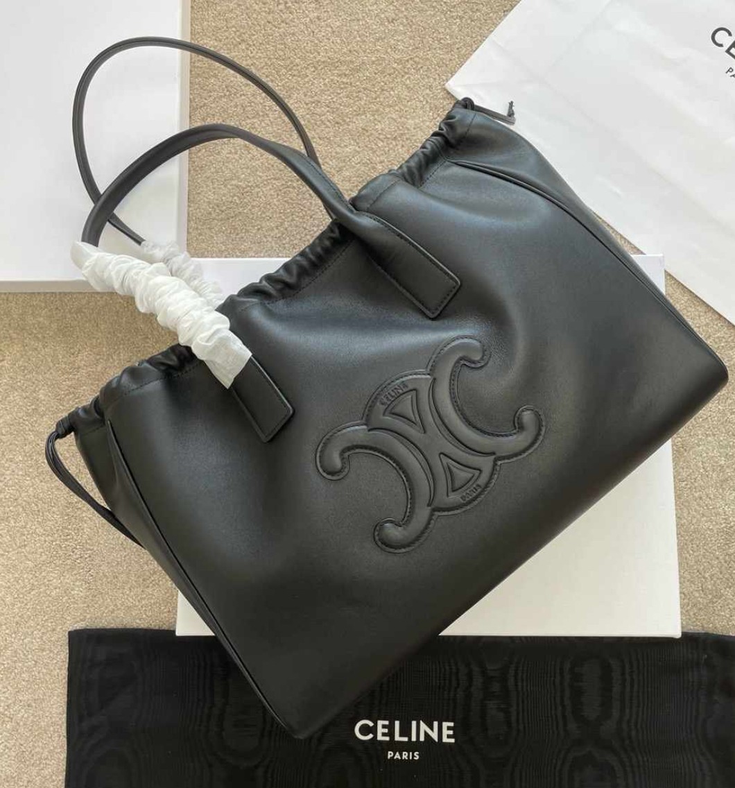 Cabas Drawstring Cuir
