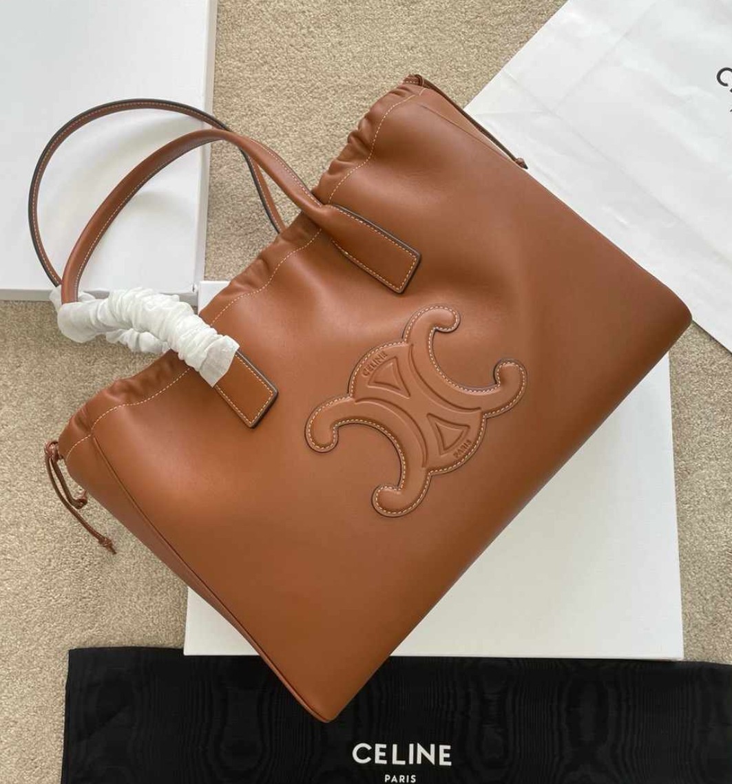Cabas Drawstring Cuir